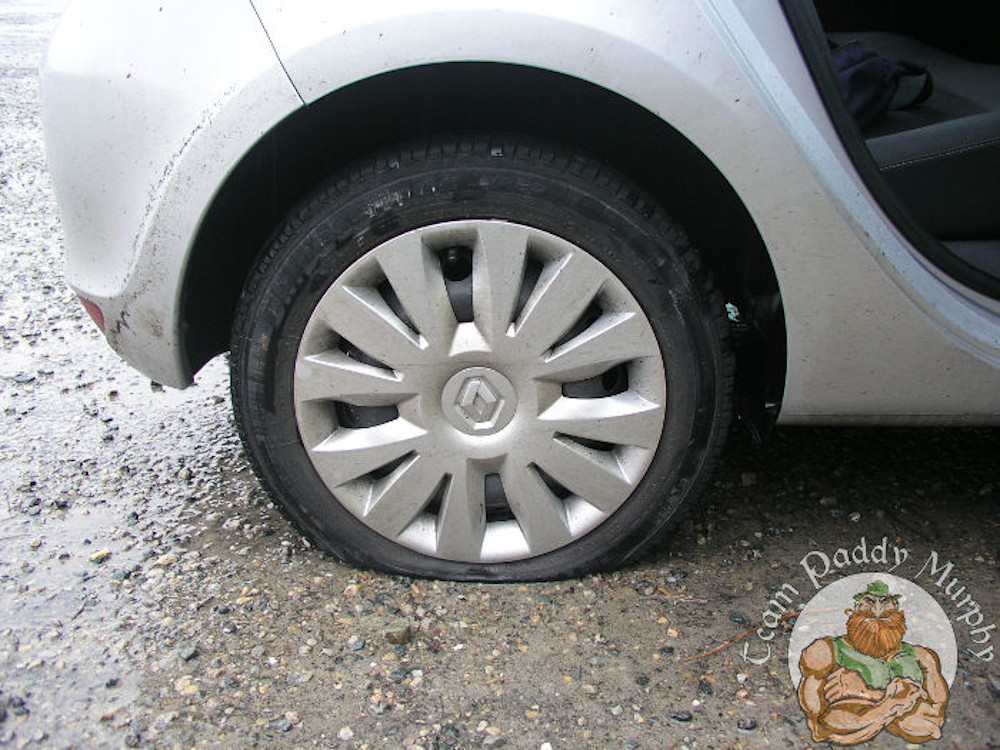 Flat tyre