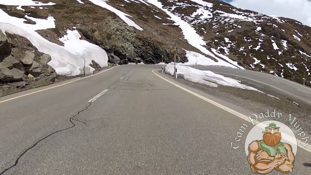 Swiss mountain road