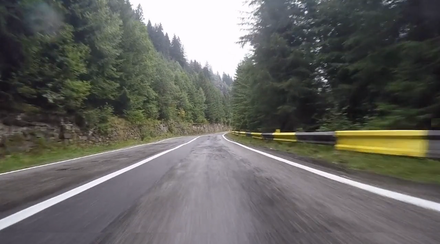 Paddy Murphy on the Transfăgărășan Highway